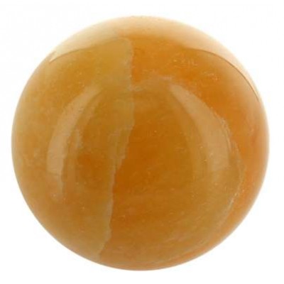 Sphère Calcite Orange - Pièce de 7 à 8 cm