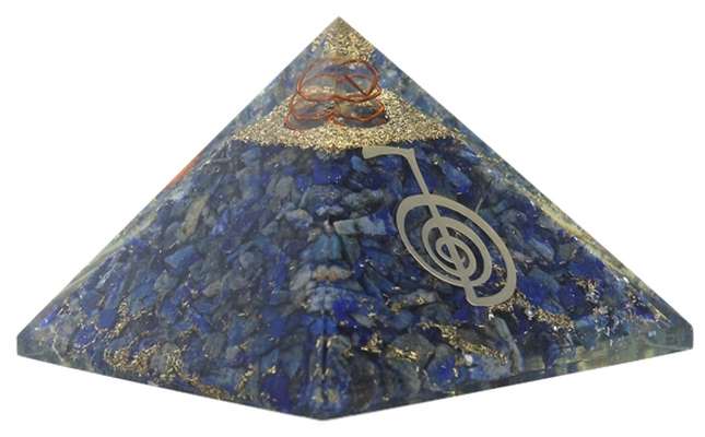 Pendentifs symboles reiki lapis lazuli - Energie de vie sacrée