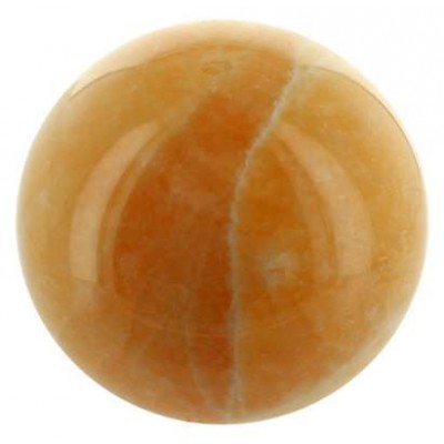 Sphère Calcite Orange - Pièce de 8 à 9 cm