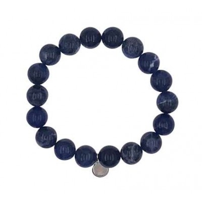 Bracelet Sodalite Perles rondes 10 mm